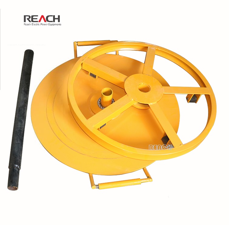 3,5,8,10 tons Upright Payoff Reel Turntable Device Cable Laying Bracket for Cable Laying Constructio